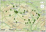 schools co-operating with Mensa CR are somewhat unevenly distributed all over the country (as on 9 May 2016)