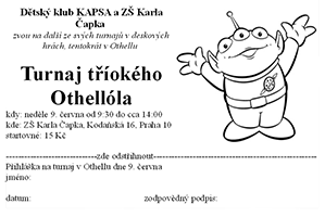 Turnaj tříokého Othellóla 2013